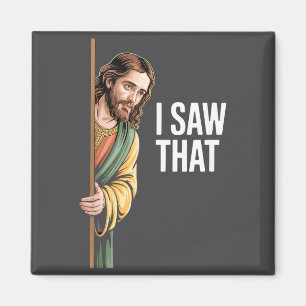 Aimant J'ai vu cette citation drôle de Jésus mème Noël Pâ