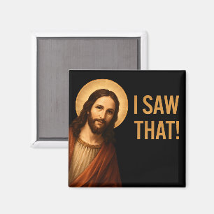 Aimant J'Ai Vu Que Jésus Drôle Citation Chrétienne