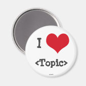 Aimant J'aime ____ (Recto/Verso)