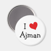 Aimant J'Aime Ajman (Recto/Verso)