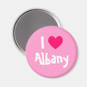 Aimant J'aime Albany (Recto/Verso)