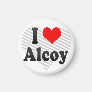 Aimant J'aime Alcoy, Espagne