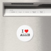 Aimant J'aime Allison (In Situ (Lave-vaisselle))
