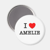 Aimant J'aime Amelie (Recto/Verso)