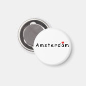 Aimant J'aime Amsterdam (Recto/Verso)