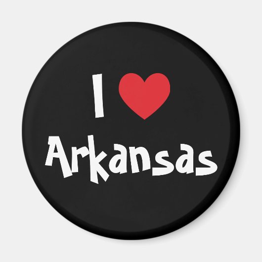 Aimant J'aime Arkansas (Devant)