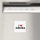 Aimant J'aime Aruba (In Situ (Lave-vaisselle))