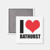 Aimant J'aime Bathurst (Recto/Verso)