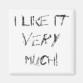 Aimant J'aime beaucoup ! (Devant)