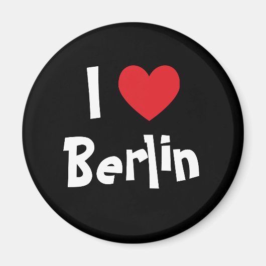 Aimant J'aime Berlin (Devant)