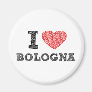 Aimant J'aime Bologna