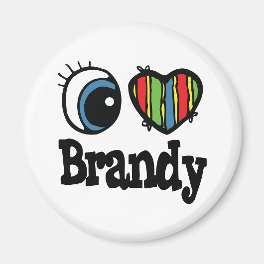 Aimant J'aime Brandy (Devant)