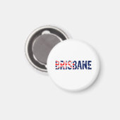 Aimant J'aime Brisbane (Recto/Verso)