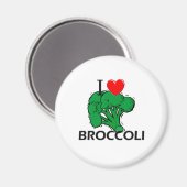 Aimant J'aime Brocoli (Recto/Verso)