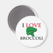Aimant J'aime Brocoli (Recto/Verso)