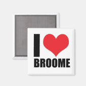Aimant J'aime Broome (Recto/Verso)