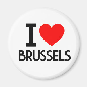 Aimant J'aime Bruxelles