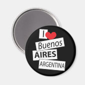 Aimant J'aime Buenos Aires (Recto/Verso)