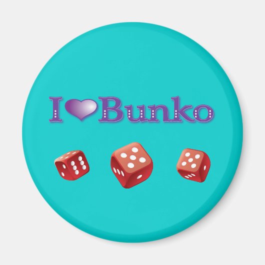 Aimant J'aime Bunko (Devant)