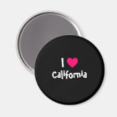 Aimant J'aime Californie (Recto/Verso)