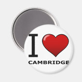 AIMANT J'AIME CAMBRIDGE, MA - MASSACHUSETTS (Recto/Verso)