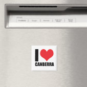 Aimant J'aime Canberra (In Situ (Lave-vaisselle))