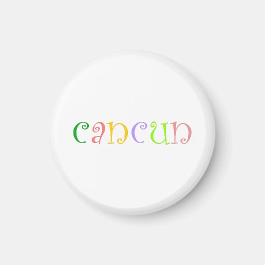 Aimant J'aime Cancun (Devant)