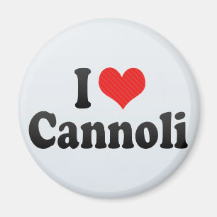 Aimant J'aime Cannoli