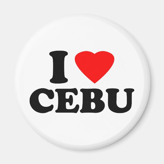 Aimant J'Aime Cebu (Devant)