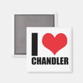 Aimant J'aime Chandler (Recto/Verso)