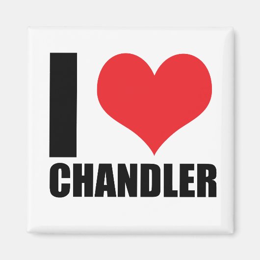 Aimant J'aime Chandler (Devant)