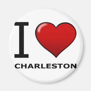 AIMANT J'AIME CHARLESTON, SC - LA CAROLINE DU SUD