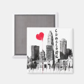 Aimant J'aime Charlotte (Recto/Verso)