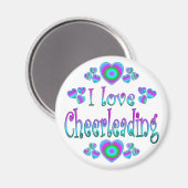 Aimant J'Aime Cheerleader (Recto/Verso)