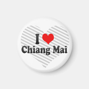 Aimant J'aime Chiang Mai, Thaïlande