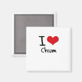 Aimant J'aime Chum (Recto/Verso)