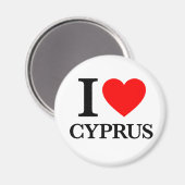 Aimant J'aime Chypre (Recto/Verso)