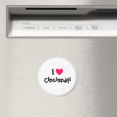 Aimant J'aime Cincinnati (In Situ (Lave-vaisselle))