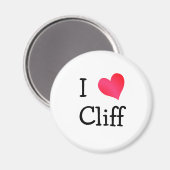 Aimant J'aime Cliff (Recto/Verso)
