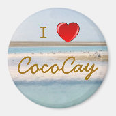 Aimant J'aime CocoCay (Devant)