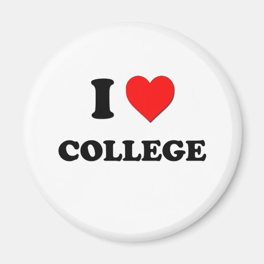 Aimant J'aime College (Devant)