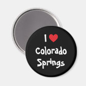 Aimant J'aime Colorado Springs (Recto/Verso)