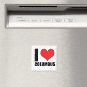 Aimant J'aime Columbus (In Situ (Lave-vaisselle))