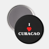 Aimant J'aime Curaçao (Recto/Verso)