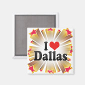 Aimant J'aime Dallas (Recto/Verso)