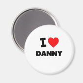 Aimant J'aime Danny (Recto/Verso)