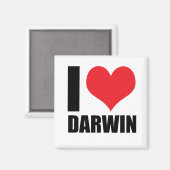 Aimant J'aime Darwin (Recto/Verso)