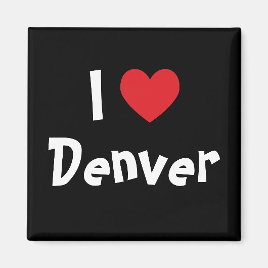 Aimant J'aime Denver (Devant)