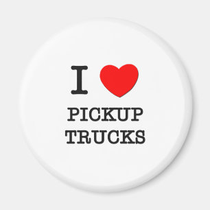 Aimant J'aime des camion pick-up