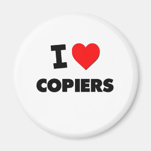 Aimant J'aime des copieurs